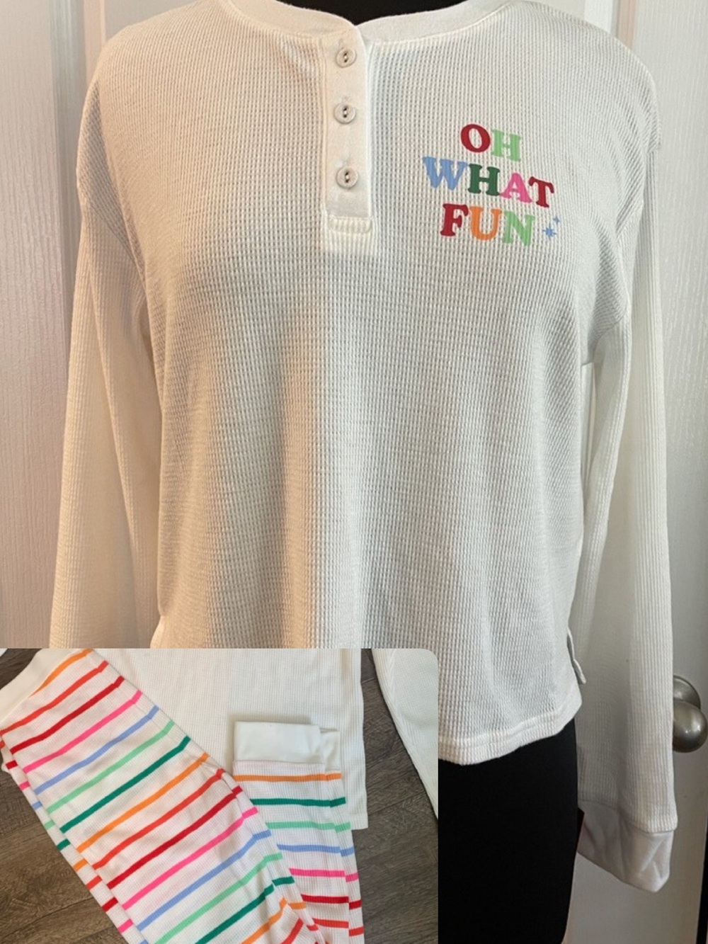 Oh what fun women's pajama set with pants